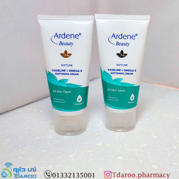 آردن کرم نرم کننده حاوی وازلین همراه با امگا3/ARDEN BEAUTY VASELINE+OMEGA3 SOFTENING CREAM/Cream/50ML