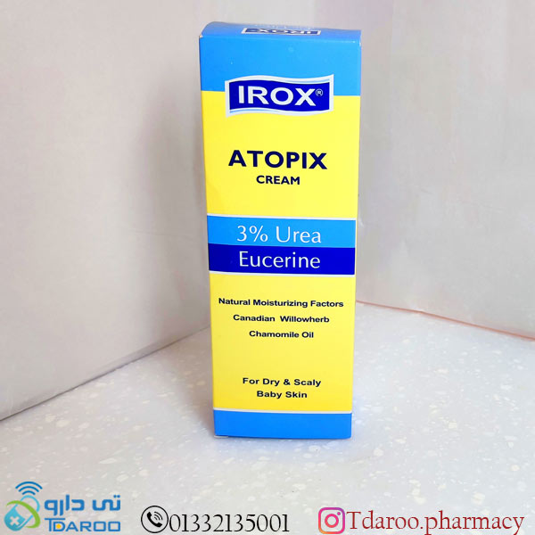 ایروکس کرم آتوپیکس 3% اوره اوسرین /IROX ATOPIX CREAM 3%UREA EUCERINE/Cream/75GR