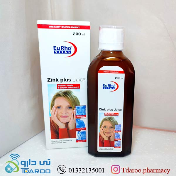 شربت زینك پلاس /ZINC PLUS JUICE STAR VIT® EuRho vital