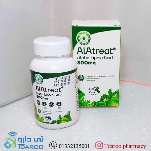 آلاتریت 300میلی گرم /ALATREAT® ALPHA LIPOIC ACID/Capsule/300MG