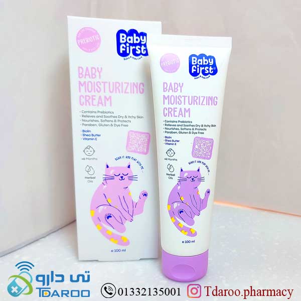 بیبی فرست کرم مرطوب کننده/BABY FIRST MOISTURIZANG CREAM/Cream/100ML