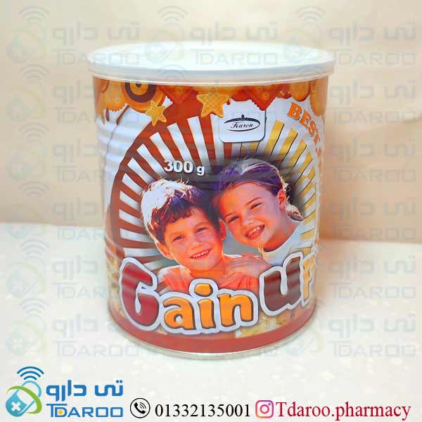 گین آپ پودر مکمل غذایی بیسکوئیتی /  GAIN UP BISCUIT FLAVOUR /Powder/300G