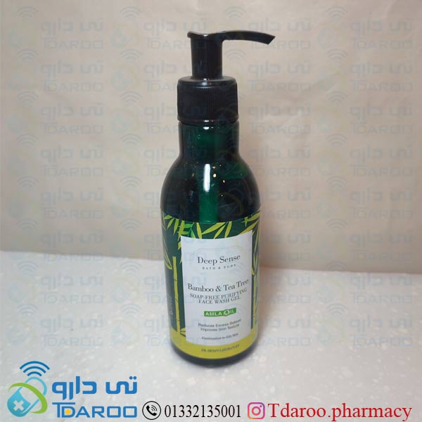 دیپ سنس ژل شستشوی صورت پوست چرب/DEEP SENSE FACE WASH GEL OILY SKIN/Gel/250ML
