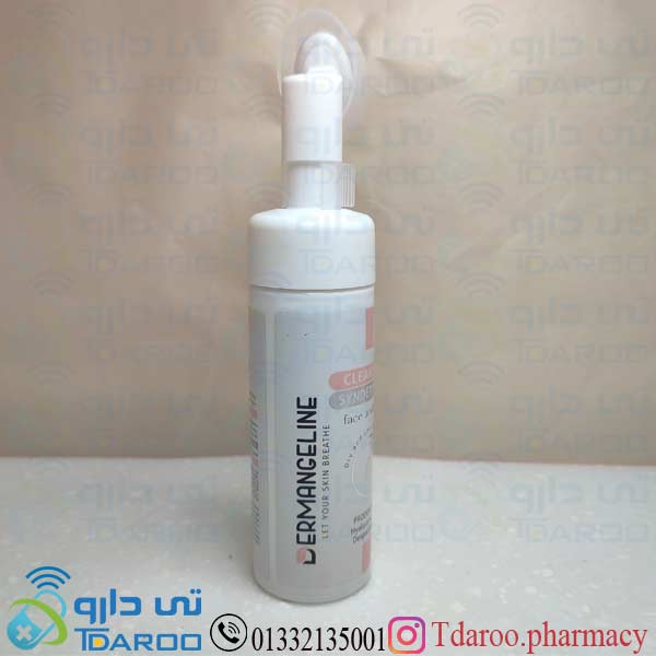 درم انجلین فوم صورت و بدن پوست خشک و حساس / DERMANGELINE CLEANSER FOAM FOR DRY SKIN/Foam/150ML