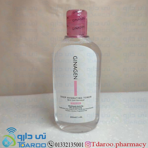 ژیناژن تونر رطوبت رسان پوست خشک/GENAGEN  DEE HYDRATING TONER /Liquid/200ML