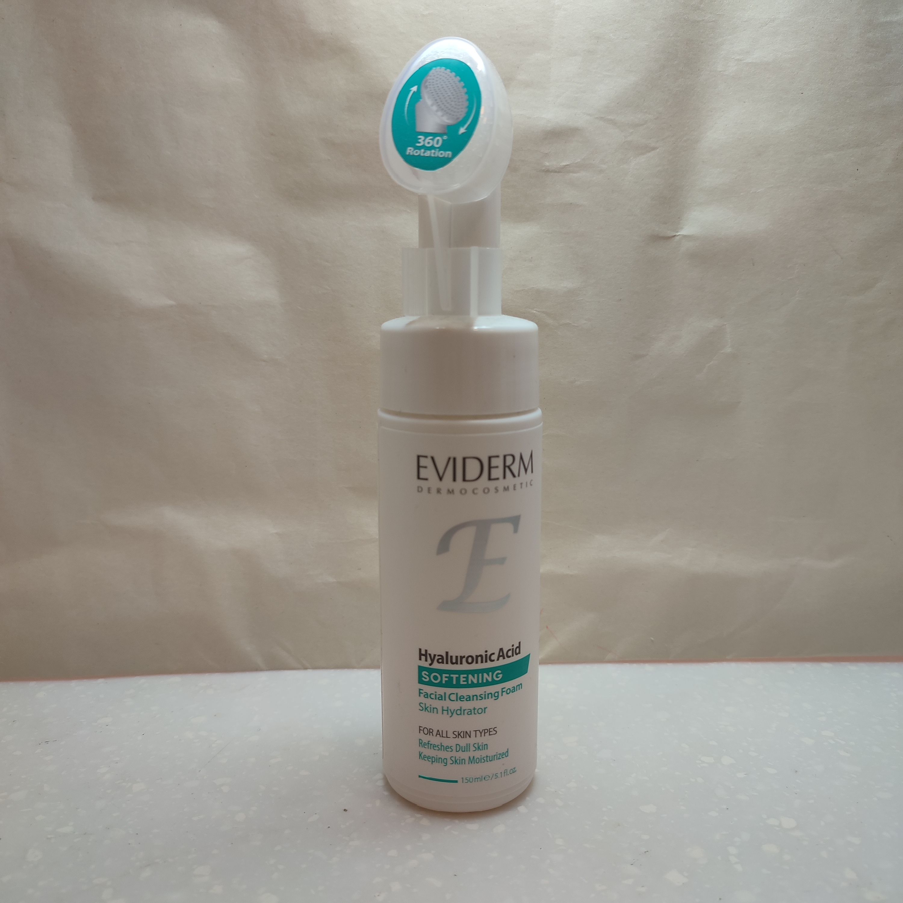 اویدرم فوم  شستشوی حاوی هیالورونیک اسید / EVIDERM HYALURONIC ACID CLEANSING FOAM/Foam/150ML