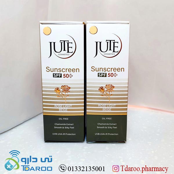 كرم ضدآفتاب پوست چرب, بژ خیلی روشن ژوت (رز لایت)SPF+ 50/SUNSCREEN (BEIGE) SPF+50