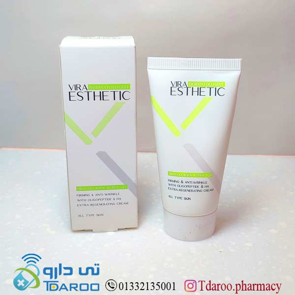 ویرا استتیک کرم مناسب چروکهای صورت/VIRA ESTHETIC FIRMING *ANTI  WRINKLE/Cream/50ML