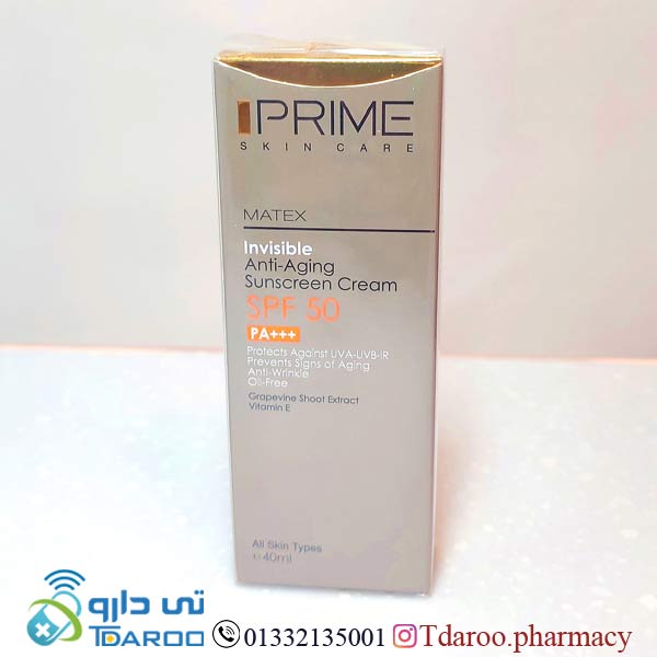 پریم كرم ضدافتاب جوان كننده SPF 50 / ANTI-AGING SUNSCREEN CREAM 2