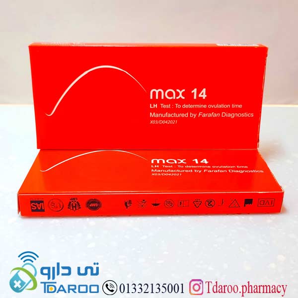 مكث 14 برای تعیین زمان تخمك گذاری/manu factured by farfan dlognostics
