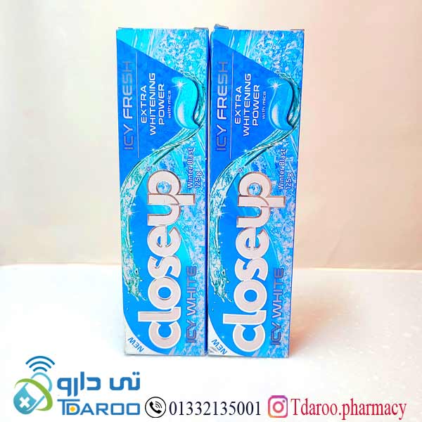 خمیردندان سفید كننده خنك كننده كلوس آپ/icy fresh closeup
