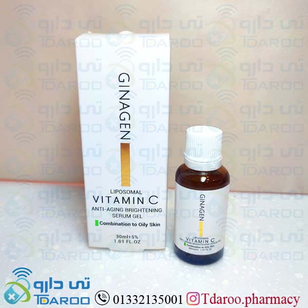 ژیناژن ژل ویتامین سی پوست چرب/GINAGEN GEL VITAMIN C OILY SKIN/Gel/30ML