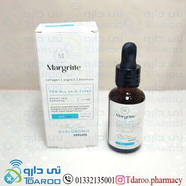 مارگریت سرم هیالورینک انواع پوست / MARGARITTE HYALORONIC SERUM/SERUM/30ML