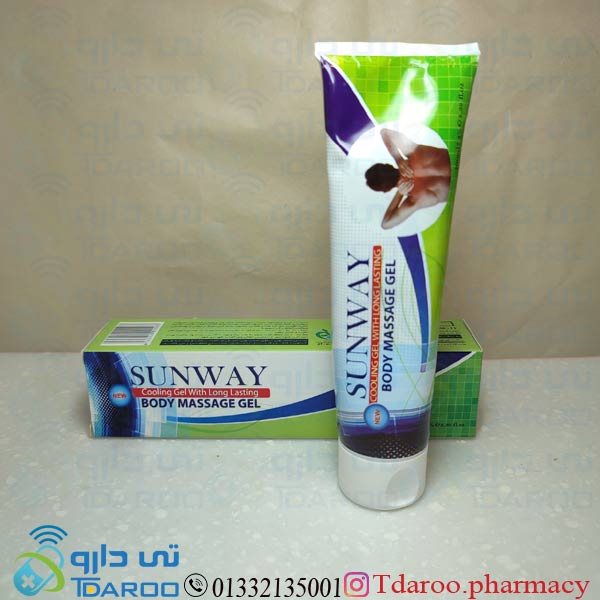ژل ضد درد خنک کننده سان وی 100 گرم / SUNWAY COOLING GEL LONG LASTING