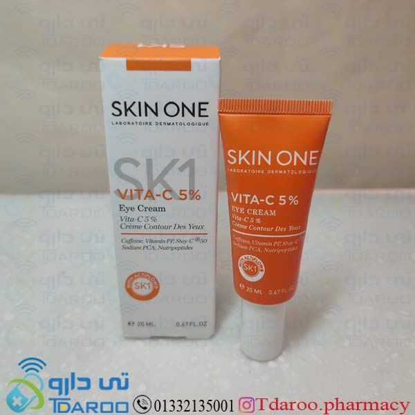 اسکین وان کرم دور چشم آنتی اکسیدان / SKIN ONE VITA -C5 EYE CREAM/Cream/20ML