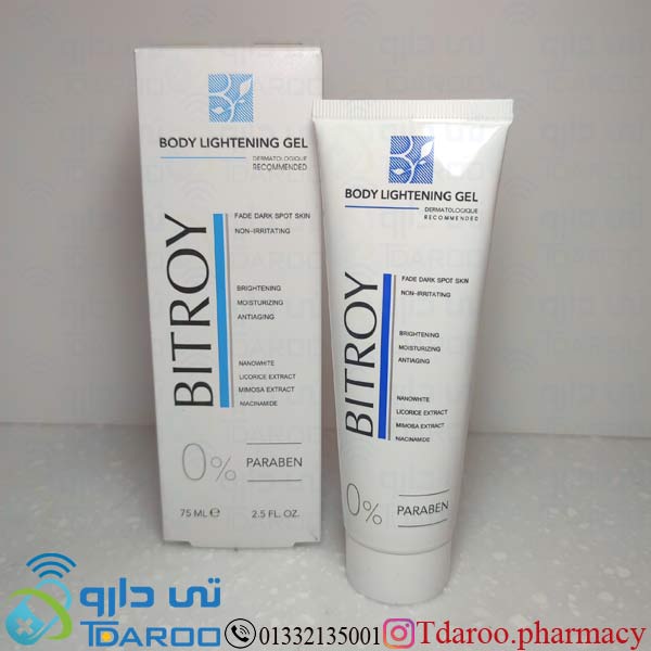 بیتروی ژل روشن کننده بدن / BITROY LIGHTENING GEL TIRANASOR /Gel